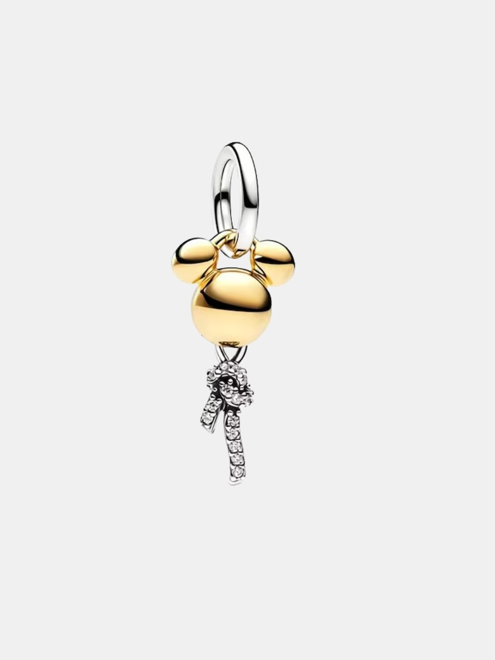 New Disney Gold Mickey Balloon Charm